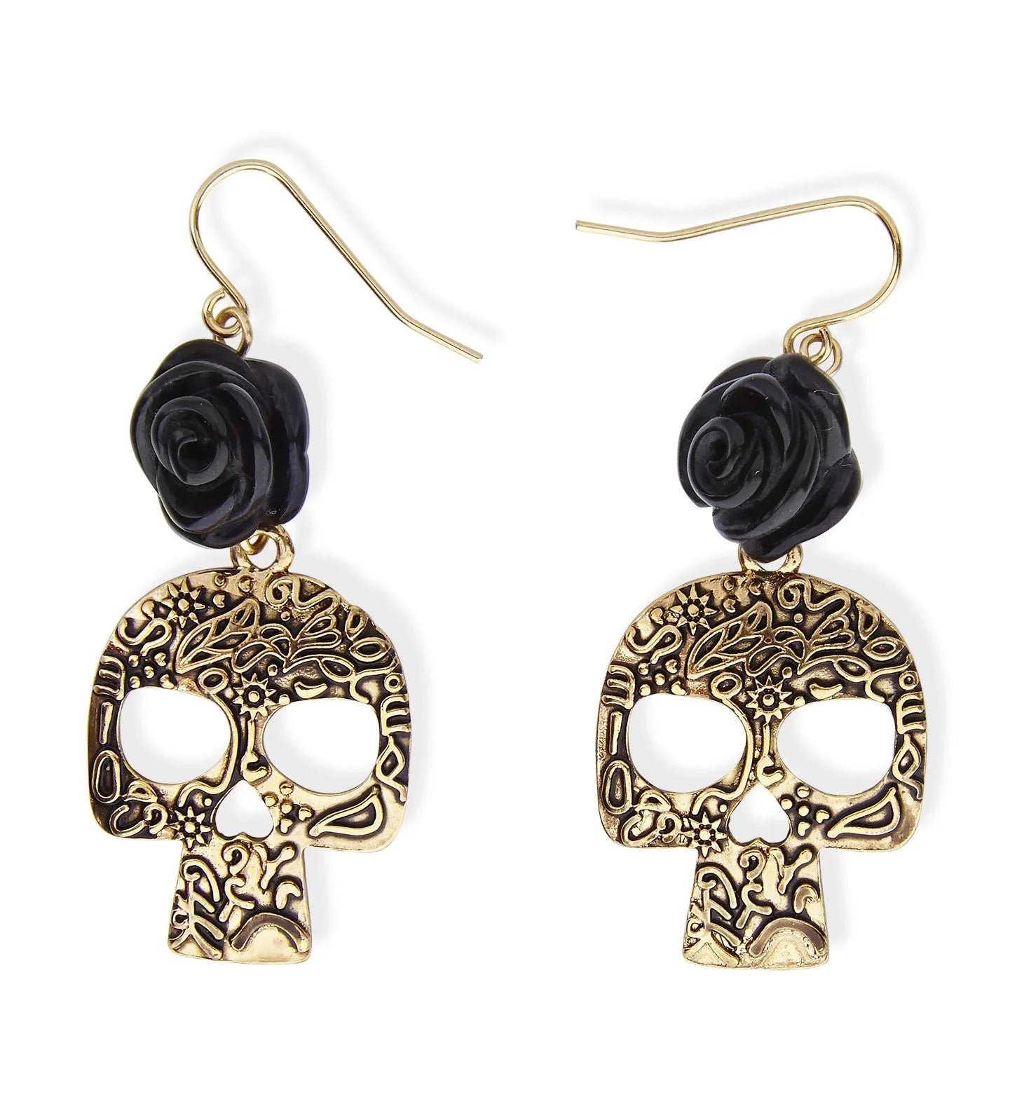 Pendientes de Catrina con Calaveras Joyas y Bisutería Widmann